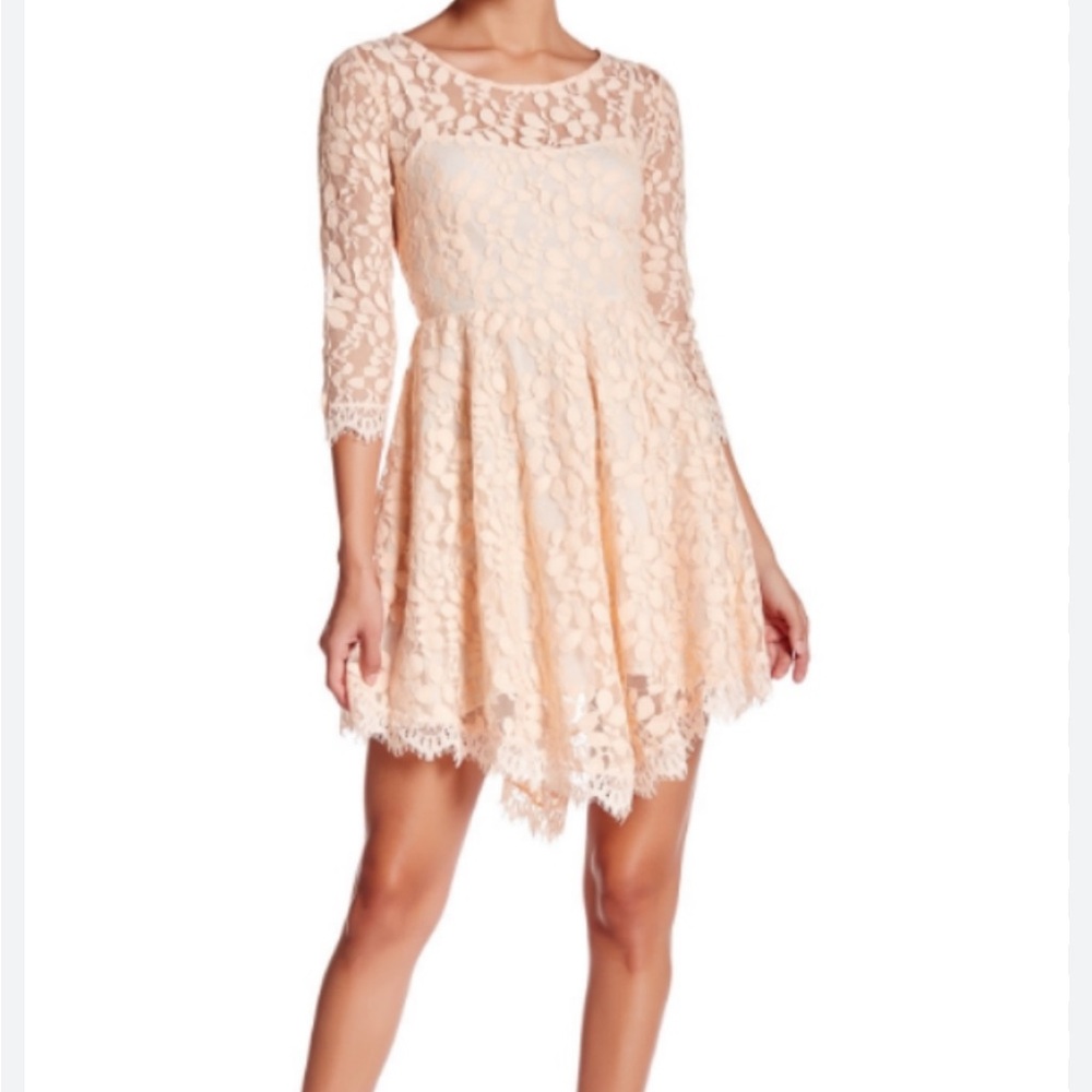 Free People Sand Lace Dress